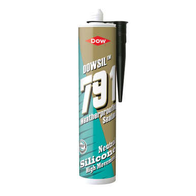 Product image for Geocel Dowsil 791 Weatherproofing Sealant Black 310ml