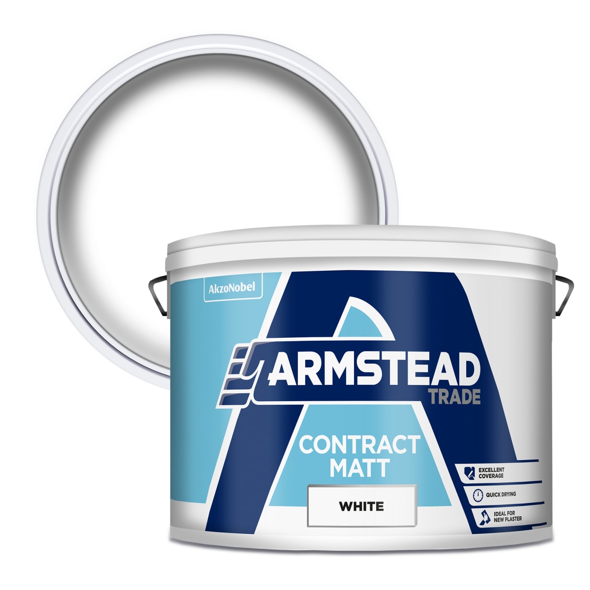 Product image for Armstead Contract Matt White 10L