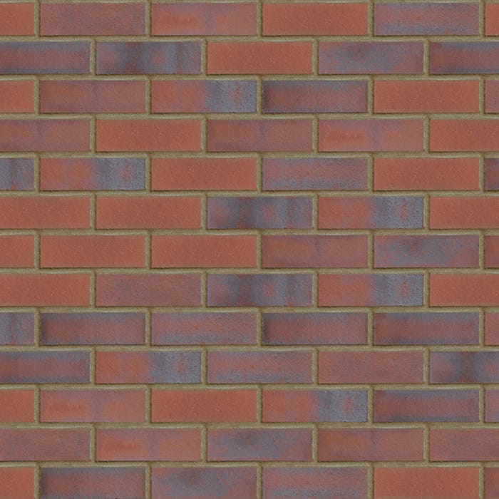 Product image for Forterra Dark Multi Smooth Facing Brick 65mm | Pack of 504