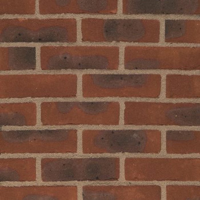 Product image for Terca Warnham Lingfield Red Multi Facing Brick 65mm | Pack of 500