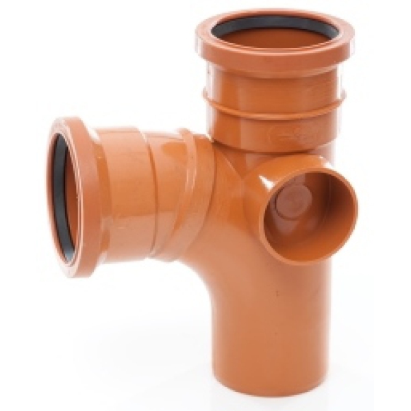 Product image for Polypipe Equal Junction UG423 110mm 87.5deg Triple Skt