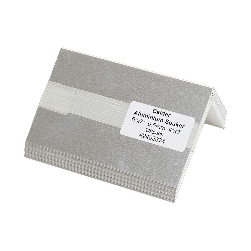 Product image for Calder Aluminium Soakers 9'' x 6'' Bent 4'' x 2'' - Pack of 25