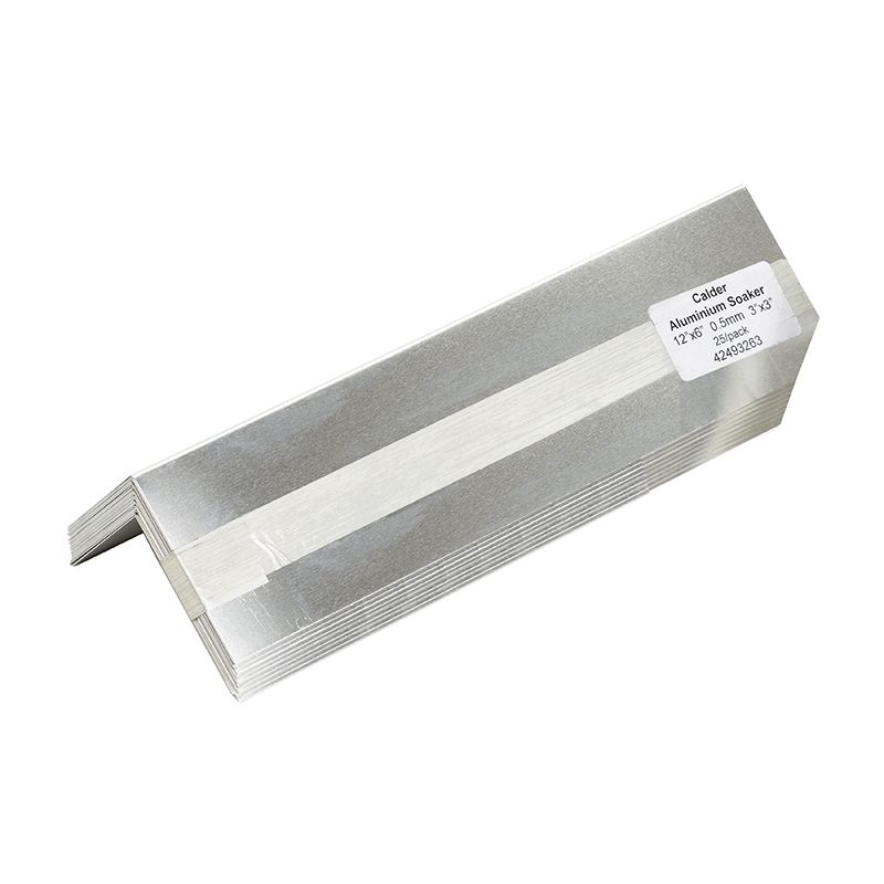 Product image for Calder Aluminium Soakers 13'' x 6'' Bent 3'' x 3'' - Pack of 25