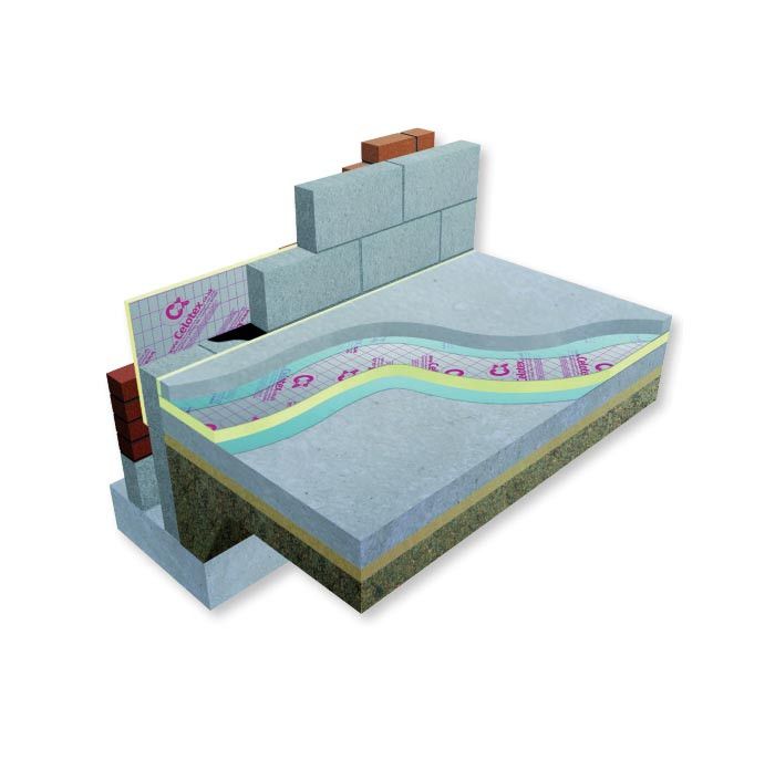 Product image for Celotex GA4050 PIR Insulation Board - 2400 x 1200 x 50mm