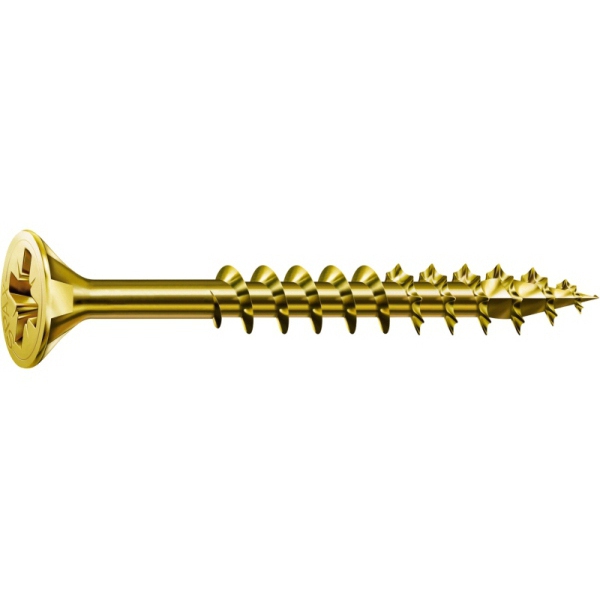 Product image for Spax Universal Use Screw - Partial Thread - Yellox Coated 4.0 X 70mm