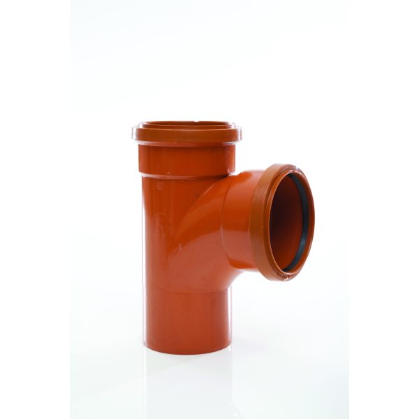 Product image for Polypipe Equal Junction UG424 110mm 87.5deg Double Skt
