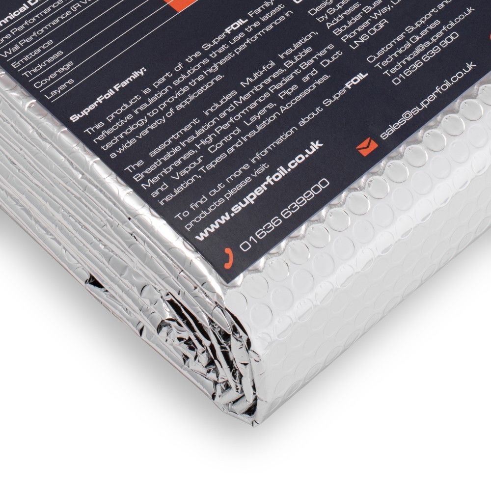 Product image for SuperFOIL Heat Reflective Radiator Foil Insulation RadPack - 60cm x 5m