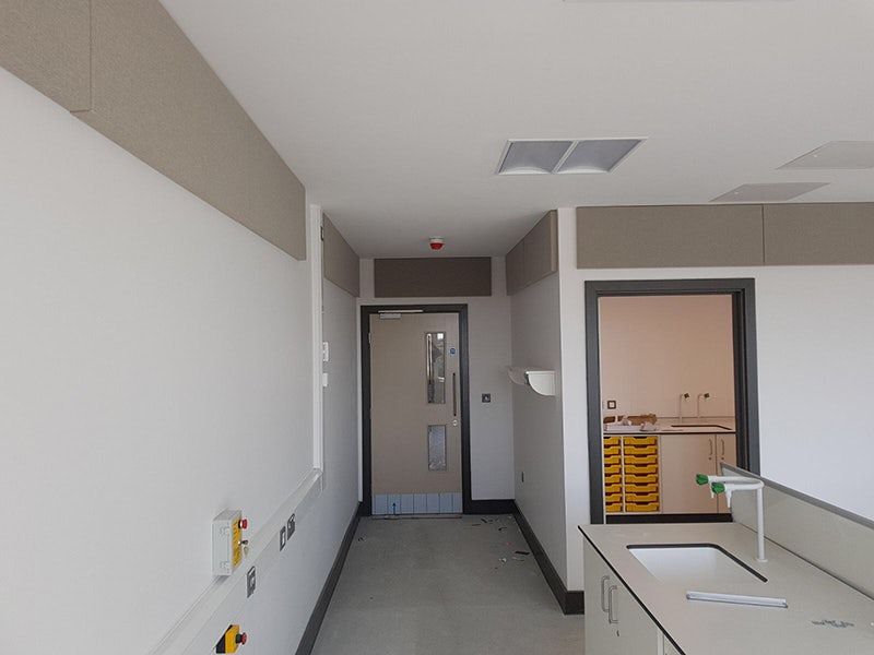 Product image for JCW Acoustic Reflecta Wall Panel & Velcro Fixing - 1200 x 2400 x 40mm