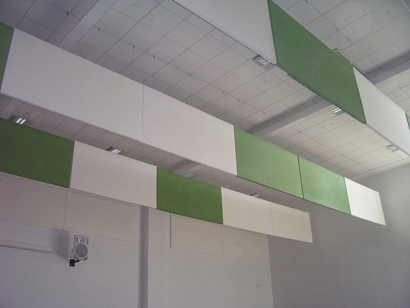 Product image for JCW Acoustic Vertical Ceiling Baffle - 600 x 600 x 40mm
