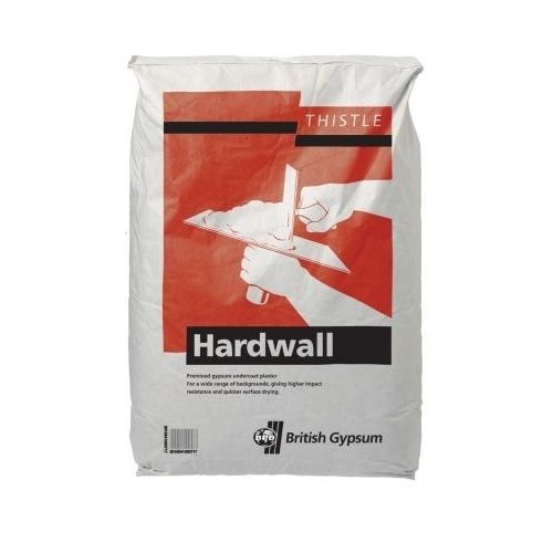 Product image for Thistle Hardwall Gypsum Undercoat Plaster - 25kg Bag