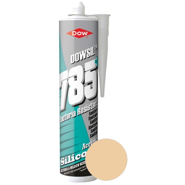 Product image for Geocel Dowsil 785+ Sanitary Sealant Bahama Beige 310ml