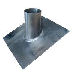 Product image for 4 Inch (100mm) Lead Weathering Slate 450mm x 450mm Base - 30 Degree
