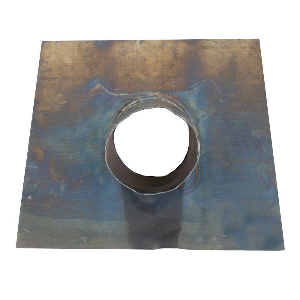 Product image for 4 Inch (100mm) Lead Weathering Slate 450mm x 450mm Base - 45 Degree
