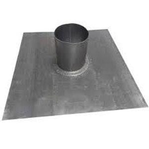 Product image for 4 Inch (100mm) Lead Weathering Slate 450mm x 450mm Base - 90 Degree