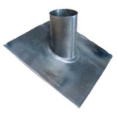Product image for 5 Inch (127mm) Lead Weathering Slate 450mm x 450mm Base - 30 Degree