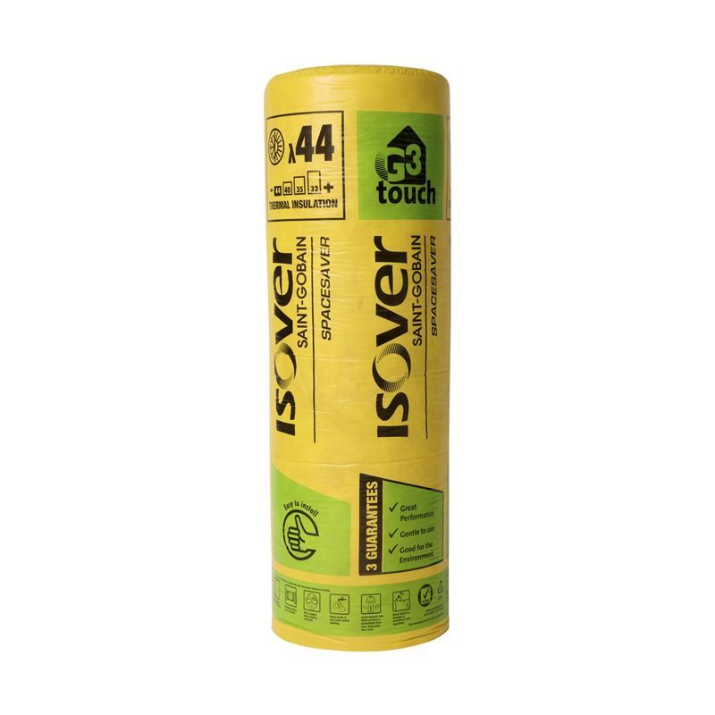Product image for Isover Spacesaver Combi-Cut Loft Roll Insulation 200mm - 6.03m2 Roll