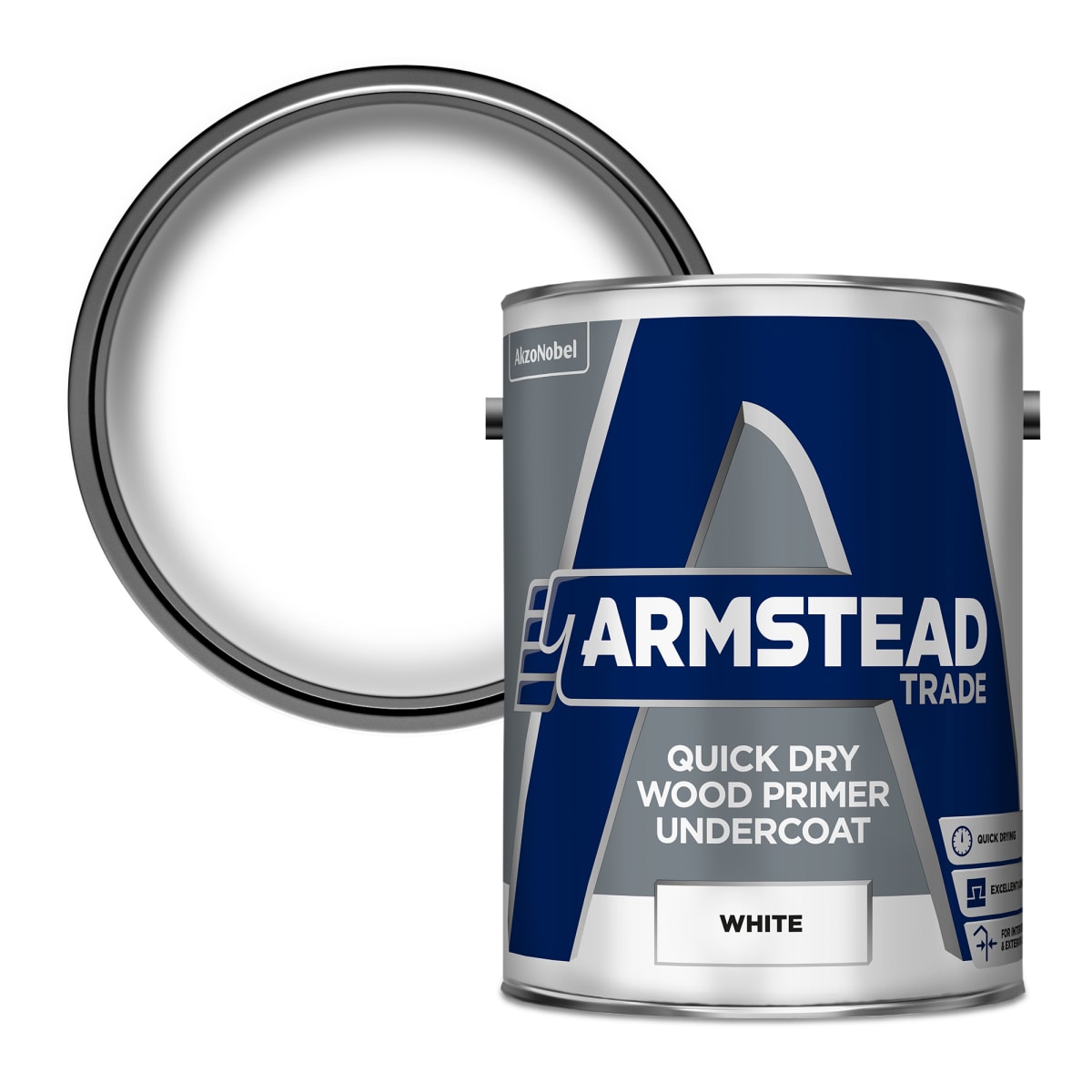 Image of Armstead Quick Dry Wood Primer Undercoat 5L