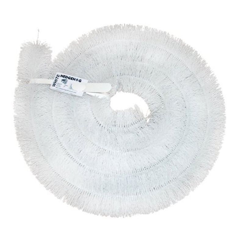Product image for Hedgehog Gutter Brush Leaf Guard in White - 100mm x 4m