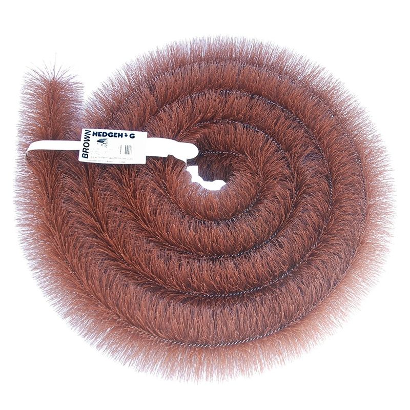 Image of Hedgehog Gutter Brush Leaf Guard in Brown - 125mm x 4m