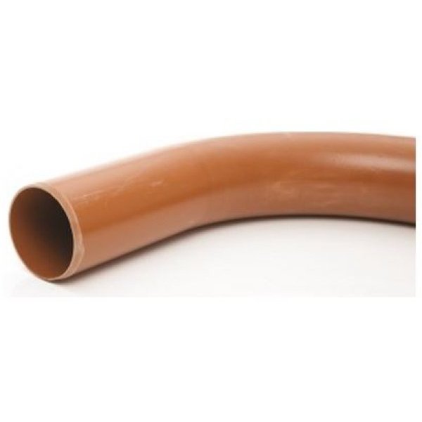 Product image for Polypipe UG471 110mm 87.5deg PE Long Radius Bend