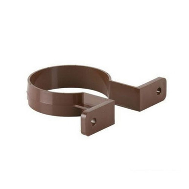 Product image for Brett Martin Plastic Round Downpipe Bracket 68mm - Brown