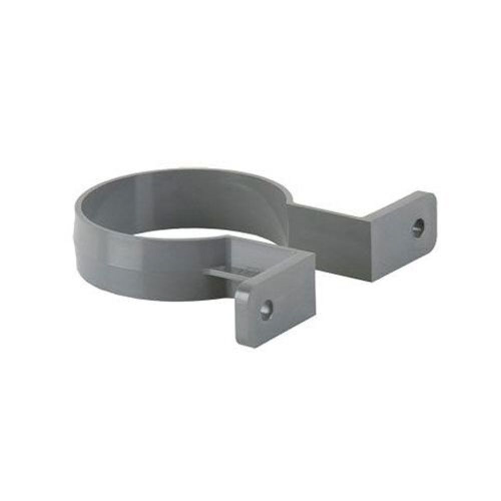 Product image for Brett Martin Plastic Round Downpipe Bracket 68mm - Grey