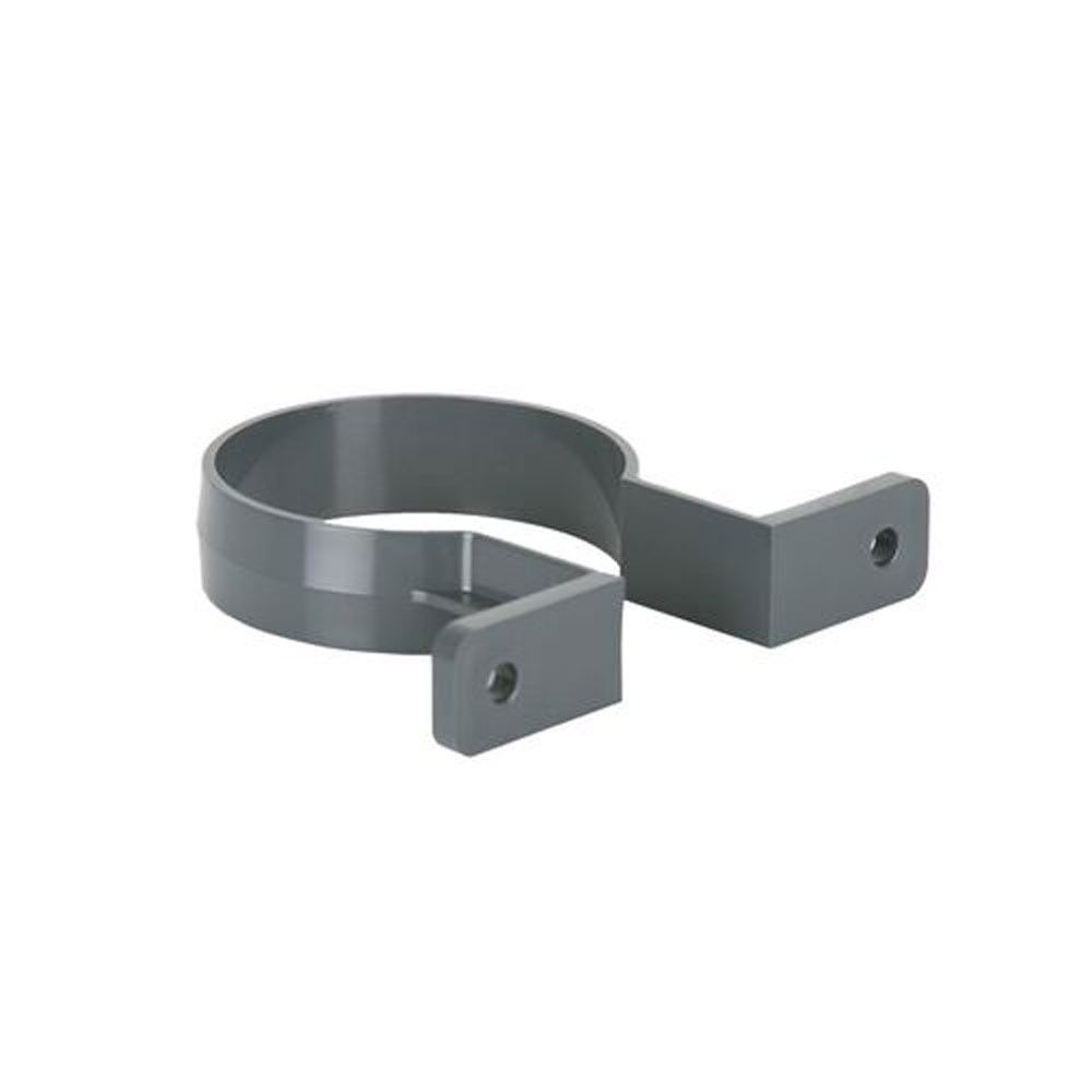 Product image for Brett Martin Plastic Round Downpipe Bracket 68mm - Anthracite Grey