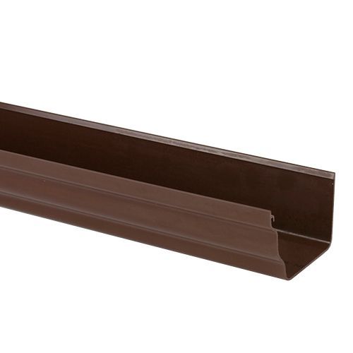 Product image for Brett Martin Plastic Guttering Ogee Prostyle 4m Length 106mm - Brown
