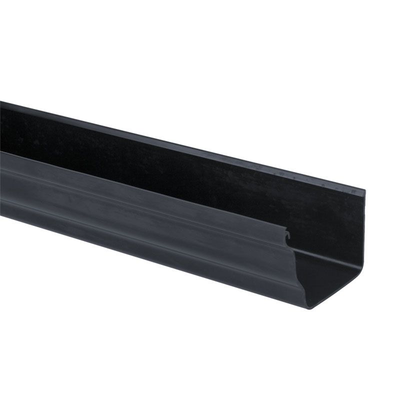 Image of Brett Martin Plastic Guttering Ogee Prostyle 4m Length Anthracite Grey 106mm