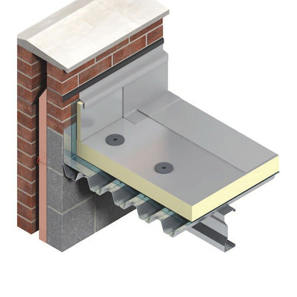Product image for Kingspan Thermaroof TR26 PIR Flat Roof Insulation Board 2400 X 1200 X 100mm - Pack of 3 Sheets