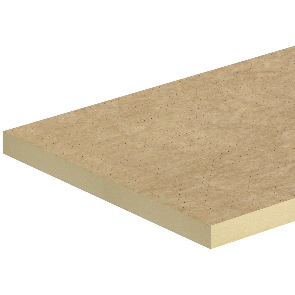Product image for Kingspan Thermaroof TR27 PIR Flat Roof Insulation Board 1200 X 1200 X 50mm - Pack of 6 Sheets