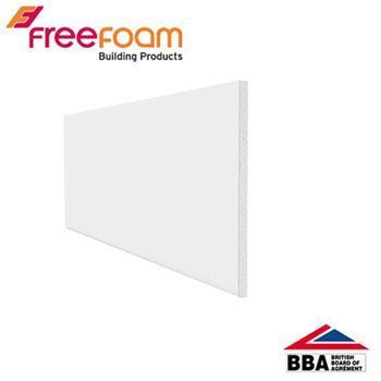 Product image for uPVC 600mm Soffit Board (10mm General Purpose) 2.5m - White