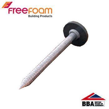 Image of 65mm Fascia Board Fixing Nails/Pins (Black) - Pack of 100