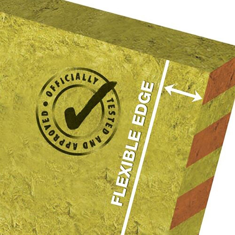 Product image for ROCKWOOL Flexi Slab Acoustic Insulation 1200mm x 400mm x 140mm- 1.92m2 Pack