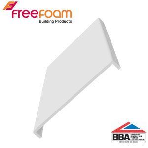 Image of uPVC 605mm Fascia Board (10mm Cappit Double Edged) 2.5m - White