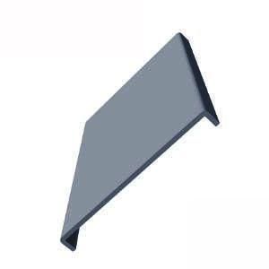 Image of uPVC 410mm Fascia Board (10mm Double Edged Square) 2.5m - Dark Grey