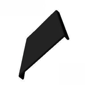 Image of uPVC 410mm Fascia Board (10mm Double Edged Square) 2.5m - Black