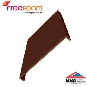 Image of uPVC 605mm Fascia Board (10mm Double Edged Square) 2.5m -Leather Brown