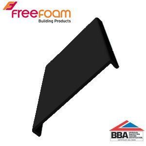 Product image for uPVC 605mm Fascia Board (10mm Double Edged Square) 2.5m - Black