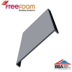 Product image for uPVC 605mm Fascia Board (10mm Double Edged Square) 2.5m - Storm Grey