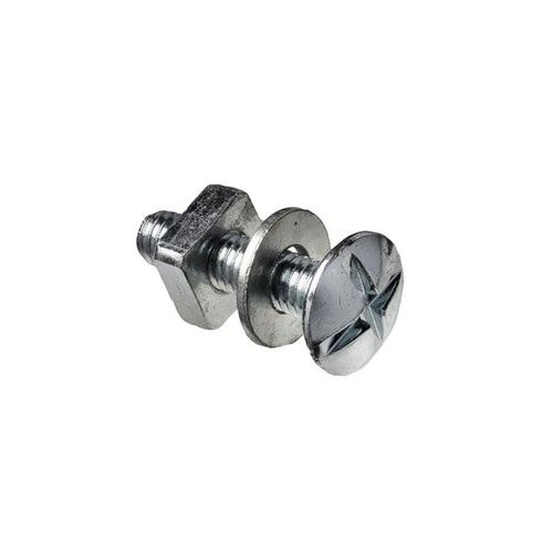 Product image for Cast Iron Guttering Joining M6 x 25mm Bolt, Nut and Washer Zinc Plated