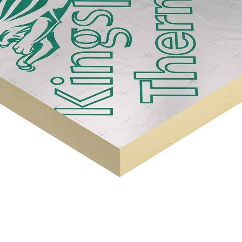 Product image for Kingspan Thermafloor TF70 PIR Insulation Board - 2400 x 1200 x 150mm - Pack of 2 Sheets