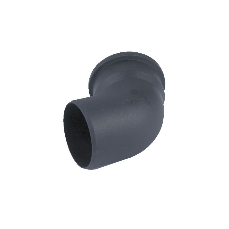Product image for Cast Iron Style Soil Pipe 112.5dg Bend 110mm - Anthracite Grey