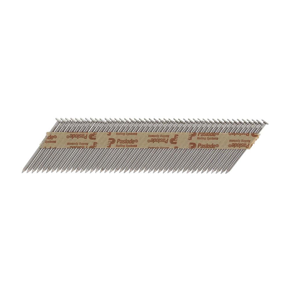 Image of Paslode Clipped Head Ring Shank Stainless Steel Nail with 1 CFC Fuel Cell Pack of 1100 - 2.8 x 51mm