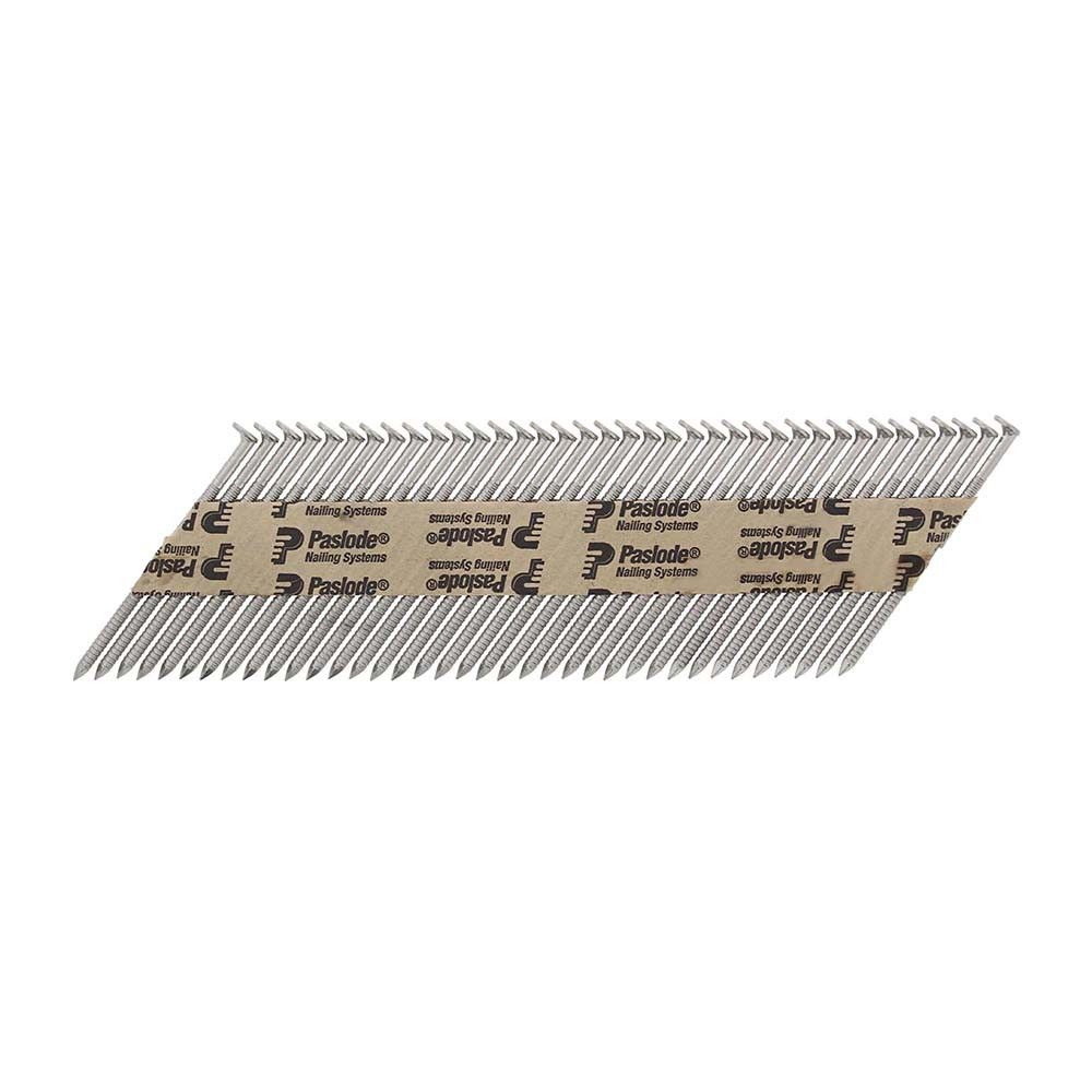 Image of Paslode Clipped Head Ring Shank Stainless Steel Nail with 1 CFC Fuel Cell Pack of 1100 - 2.8 x 63mm