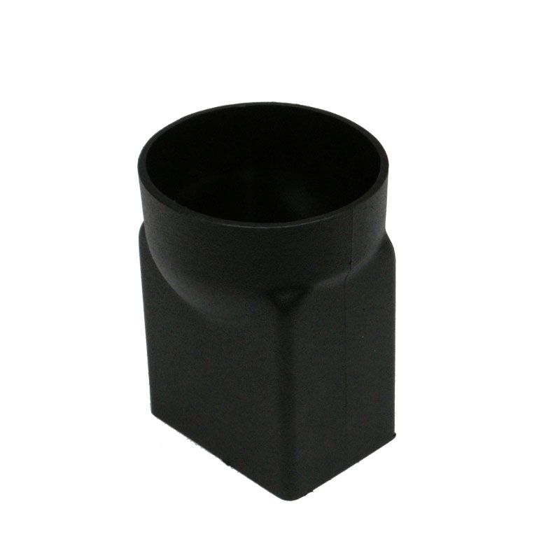 Image of Cascade Cast Iron Style Black 100mm x 75mm Rainwater Adaptor