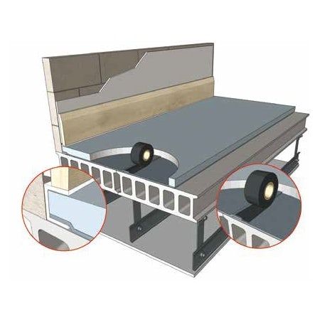 Product image for JCW Acoustics Impacta Rubber Flooring Roll - 5mm x 1.05m x 10m