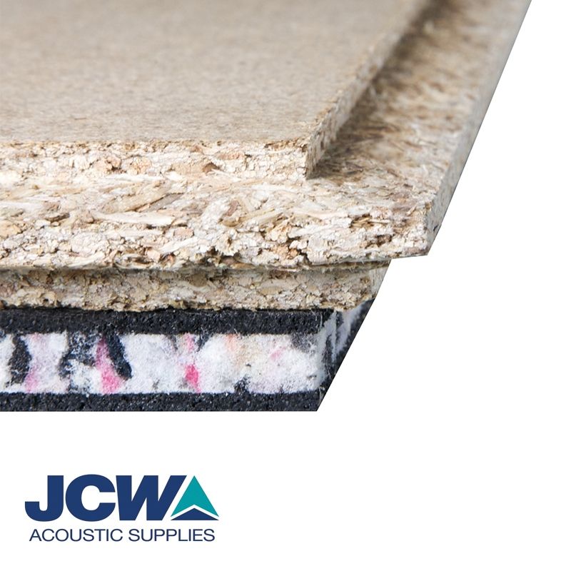 Image of JCW Acoustic Deck 37C Direct to Joist Insulation Board - 2.4m x 600mm x 37mm