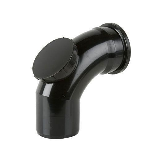 Product image for Cascade Cast Iron Style 110mm 92.5dg Single Socket Access Bend (White)