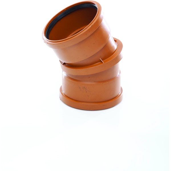 Product image for Polypipe UG494 110mm 0-30deg Dble Socket Adj Bend